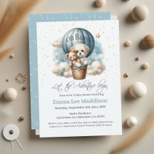 Adventure Begins Hot Air Balloon Baby Shower