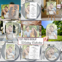 Simple Text Overlay Photo Wedding Collection