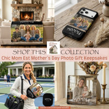 Chic Mom Est Mother's Day Photo Gift Keepsakes