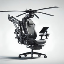 Nigerian Flying Chairs Gifts for AI Art Lovers