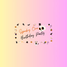 Spooky One Halloween Birthday Party
