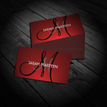Monogram Business Cards