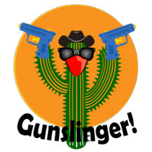 Gunslinger Cactus Design