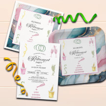 Colorful Drinks Bottle Retirement Party Collection