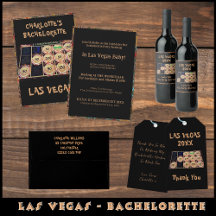 Las Vegas Casino Party Time - Black And Bronze