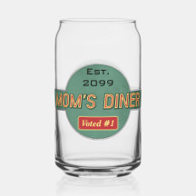 Mom's Retro Diner Drinkware Glasses Tumblers Mugs