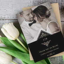 Romantic Golden Lace Monogram Initials Collection