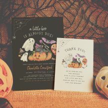 A Little Boo is Almost Due Halloween Baby Shower