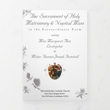 Assortment of Catholic Wedding Programs