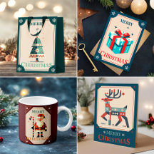 Vintage Christmas Card Collection