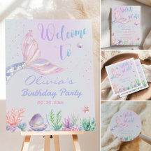 Mermaid Tail Birthday Party