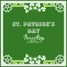Saint Patrick's Day Shamrock Party, Craft Supplies