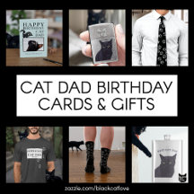 Cat Dad Birthday Card and Gifts