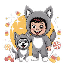 FUNNY HALLOWEEN KIDS HOODIE