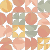 Geometric Pattern in Pastel Color