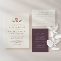 Fall leaves autumn wedding