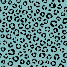 Teal Animal Print 