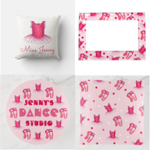 Pink Ballerina Ballet Bed and Bath Collection
