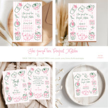 Pink and Green Perfect Matcha Bridal Shower Theme