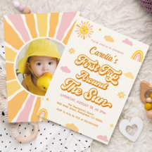 First Trip Around the Sun Birthday Party Girl