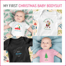 My First Christmas Baby Bodysuit 