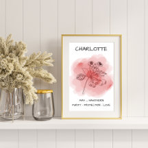 Birth Flowers March-July Grandma Mom Best Friend 