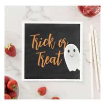Trick or Treat Ghost Halloween Party Decor