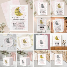 Over The Moon   Girls Baby Shower