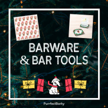 BARWARE & BAR TOOLS | DOG CHRISTMAS Theme