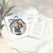 Elegant Bow All-In-One Black & White Wedding