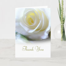 Elegant Sympathy & Funeral Floral Thank You Cards