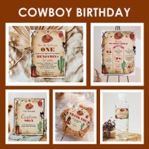 Western First Rodeo Birthday