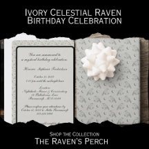 Ivory Celestial Raven Birthday Celebration