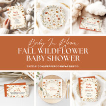 Fall Wildflowers Baby in Bloom Baby Shower