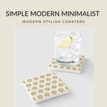 Simple Modern Minimalist Coasters