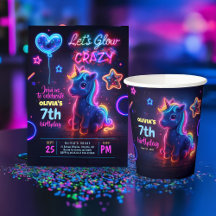 Neon Unicorn Birthday Party