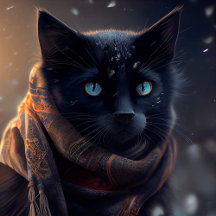 Puzzle Black Cat