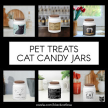 Pet Treats Cat Candy Jars