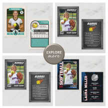 Softball Trading Cards 🥎