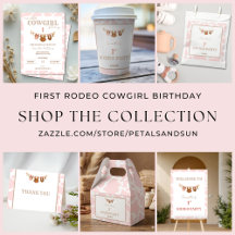 First Rodeo Pink Cowgirl Birthday Party