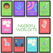 Nursery Wall Art Print for Baby Room Decor