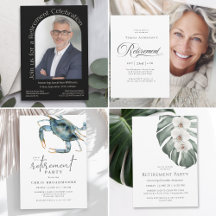 Retirement Party Invitations