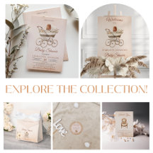 Vintage Classic Gender Neutral Baby Shower