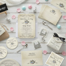 Elegant Vintage Tea Party   Bridal Shower