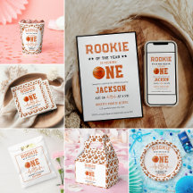 Rookie of the Year 1st Birthday Basketball