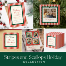 Stripes and Scallops Holiday Collection