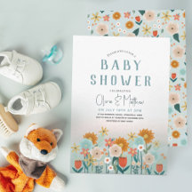 Girls Cute and Whimsical Floral Baby Shower Gifts