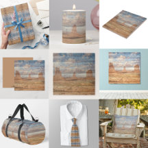 Desert Landscape Sandstone Buttes And Heavenly Sky