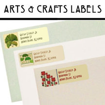 Arts and Crafts Style Labels