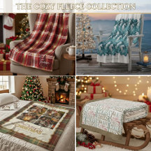 Cozy Christmas Fleece Blankets 